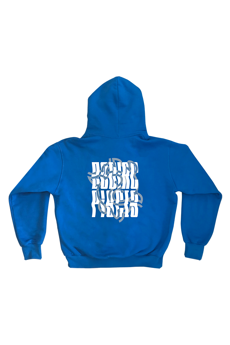 Hoodie boxy PISCES, niebieski - Hoodie - 7MORE7