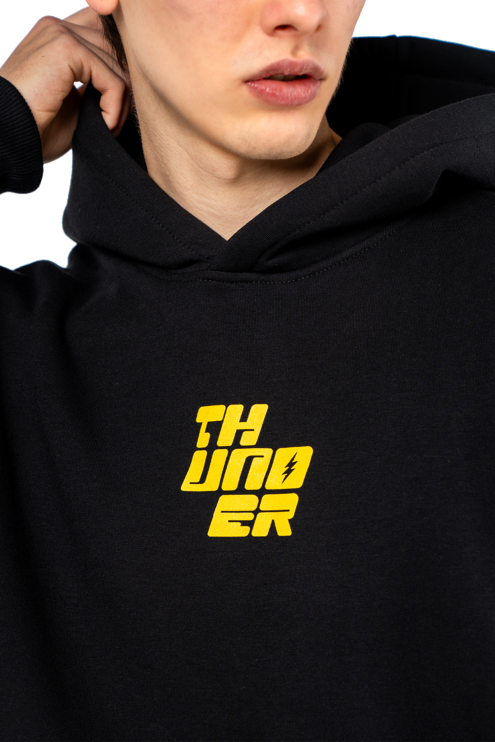 Hoodie oversize THUNDER, czarna - Hoodie - THUNDER WEAR