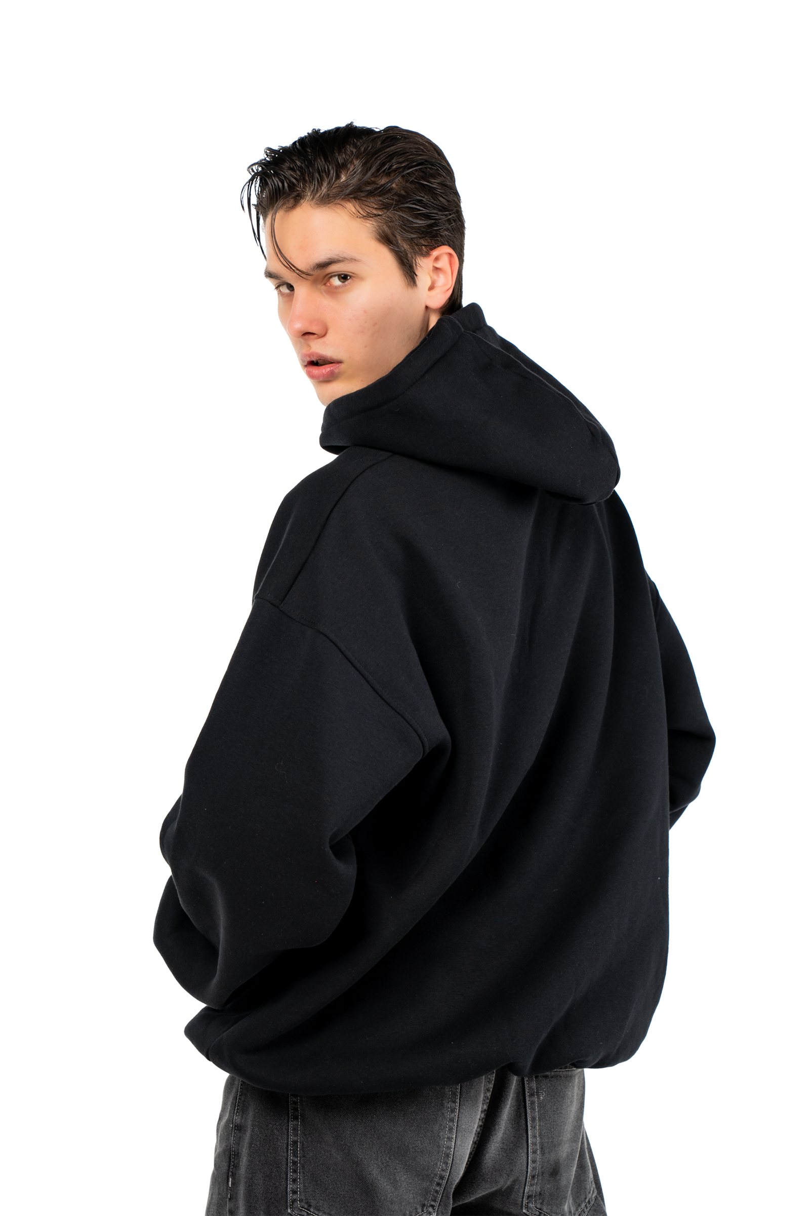 Hoodie oversize THUNDER, czarna - Hoodie - THUNDER WEAR