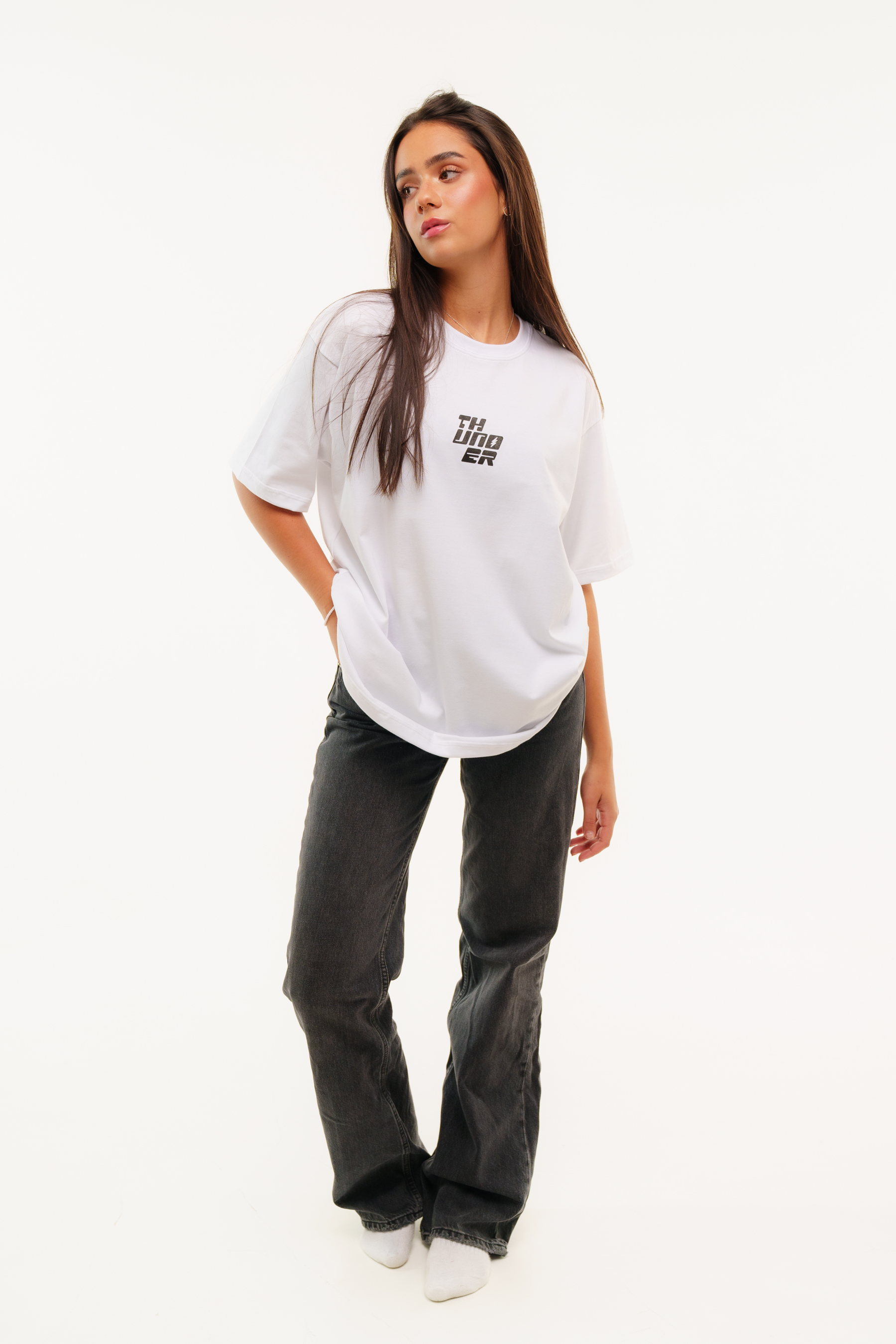 ★COMPAKT RECORD BAR★ Do Not Be Late Thunder Tshirt White LFDY x Sharkhunter Tattoos – LIVE FAST DIE YOUNG