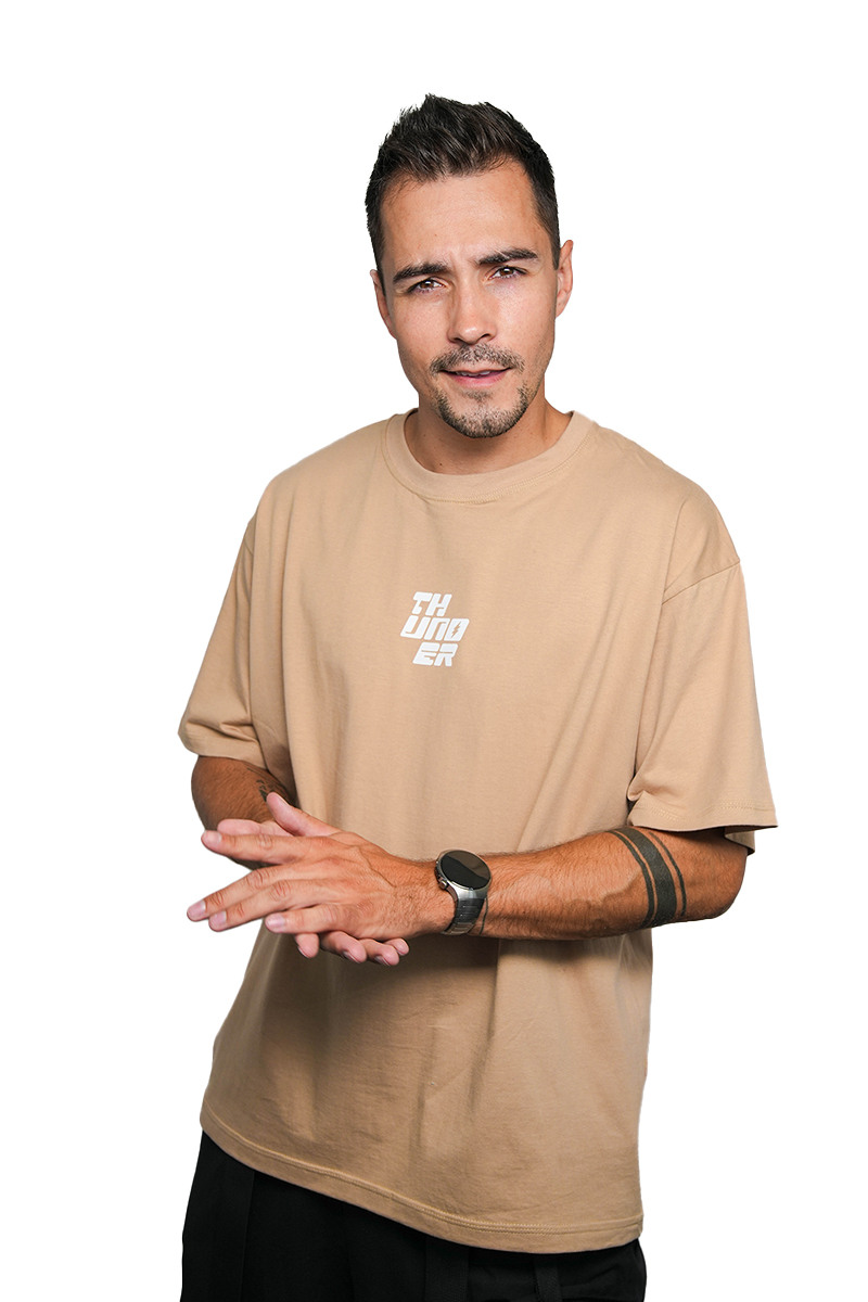 THUNDER T-SHIRTS / BLK
