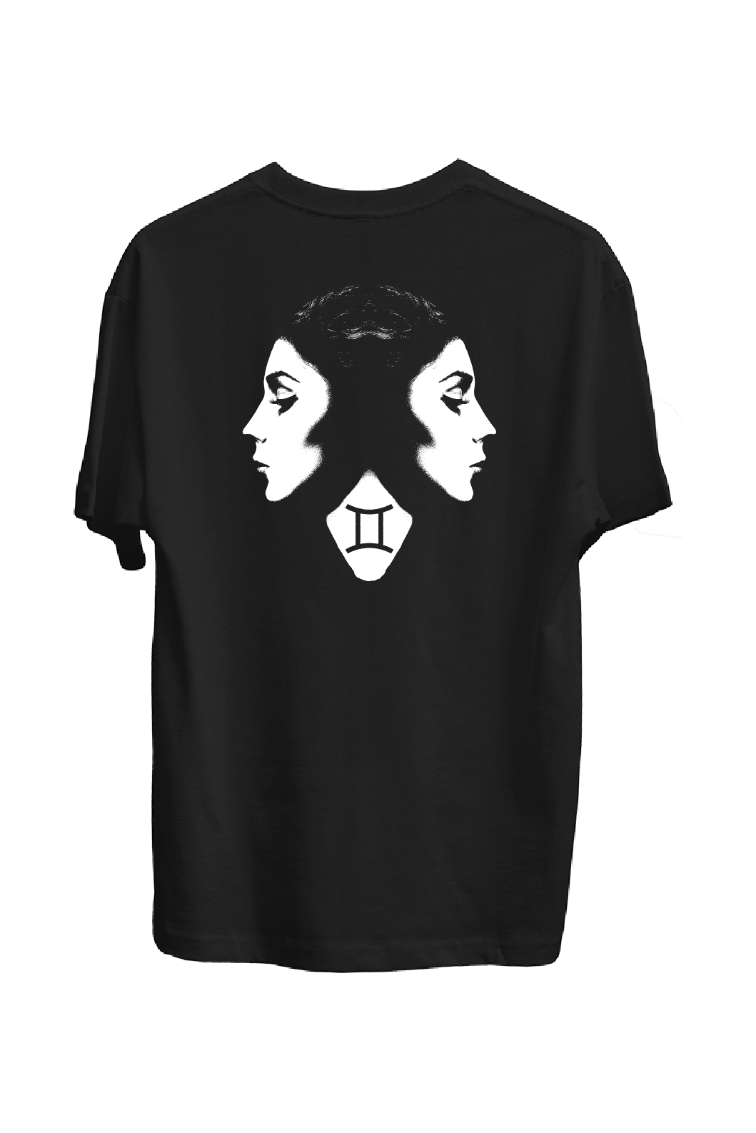 T-shirt GEMINI, czarna - T-shirt - 7MORE7